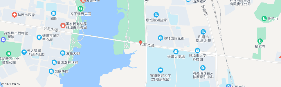 蚌埠东海大道(曹山路)_公交站地图_蚌埠公交_妙搜公交查询2024