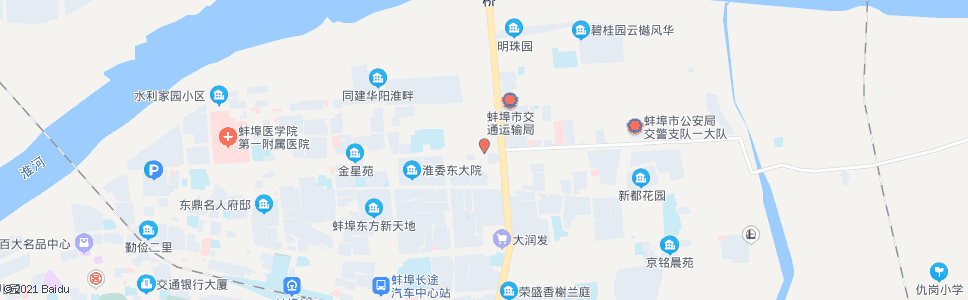 蚌埠治淮路解放路_公交站地图_蚌埠公交_妙搜公交查询2025