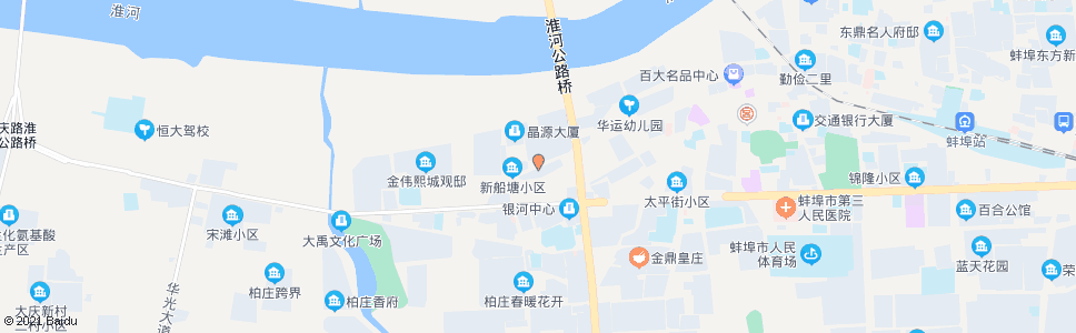 蚌埠淮河路纬四路_公交站地图_蚌埠公交_妙搜公交查询2025