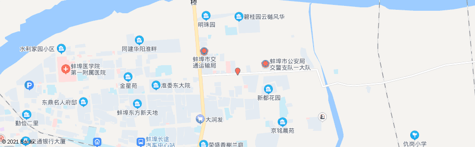 蚌埠治淮路珠城路_公交站地图_蚌埠公交_妙搜公交查询2025