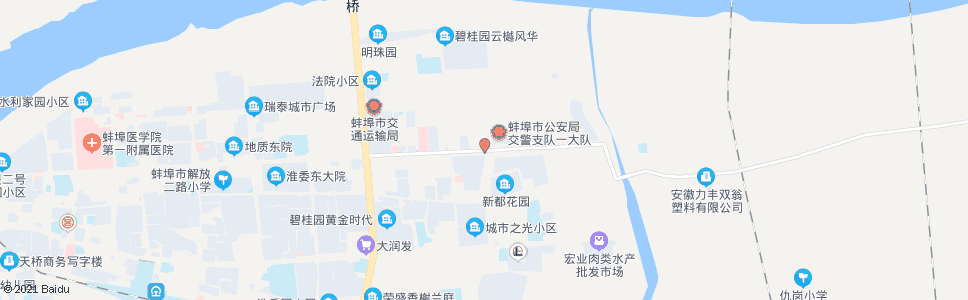 蚌埠治淮东路_公交站地图_蚌埠公交_妙搜公交查询2025