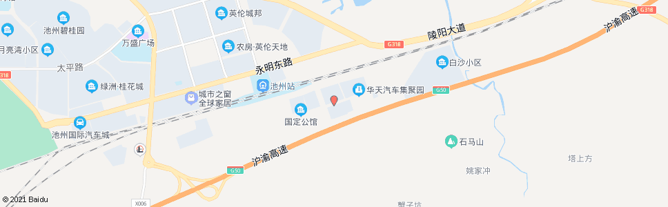 池州北京现代汽车4s店上海大众浩智汽车4s店_公交站地图_池州公交_妙搜公交查询2024