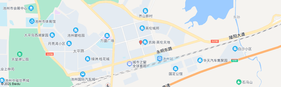 池州上海城_公交站地图_池州公交_妙搜公交查询2024
