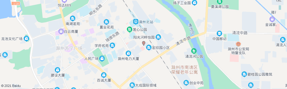 滁州盐业公司_公交站地图_滁州公交_妙搜公交查询2024