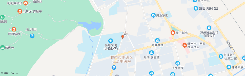 滁州滁州学院_公交站地图_滁州公交_妙搜公交查询2024