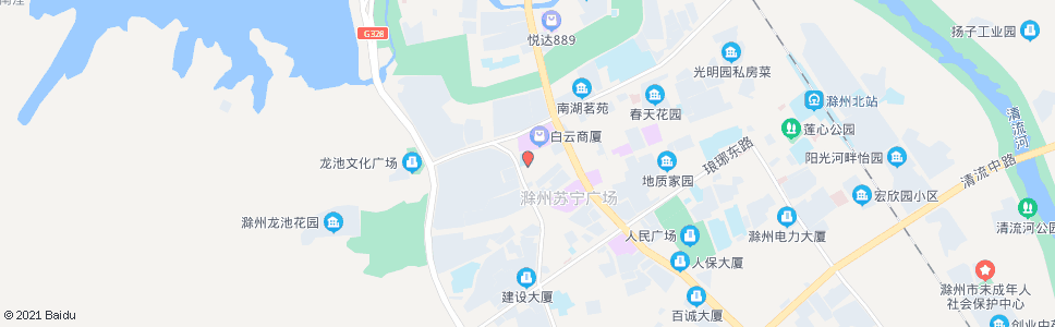 滁州城南乡小学_公交站地图_滁州公交_妙搜公交查询2024