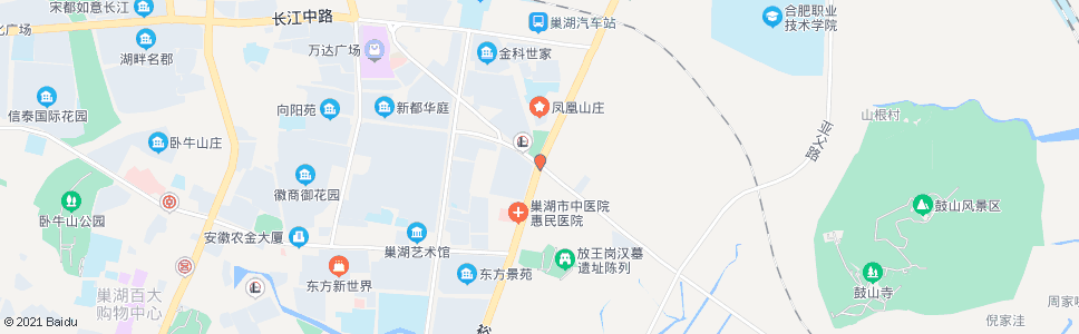 合肥长江路口(世纪大道长江路口)_公交站地图_合肥公交_妙搜公交查询2024