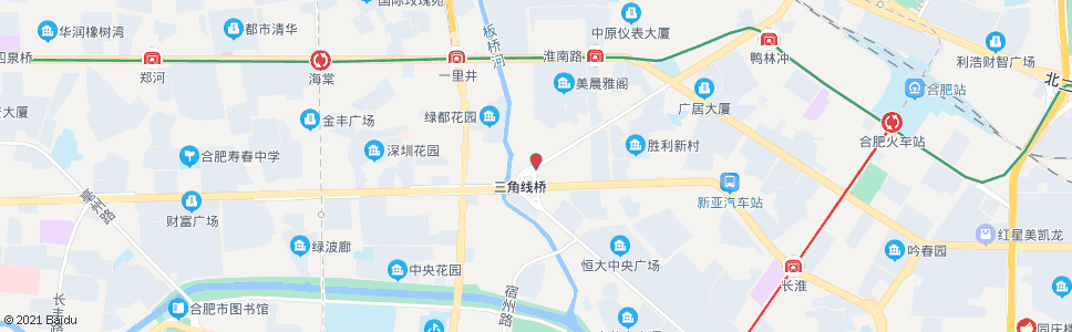 合肥停靠站(嘉山路新蚌埠路口)_公交站地图_合肥公交_妙搜公交查询2024