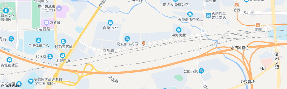 合肥沿河村_公交站地图_合肥公交_妙搜公交查询2024