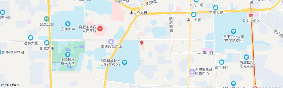 合肥省第二人民医院黄山路院区_公交站地图_合肥公交_妙搜公交查询2024