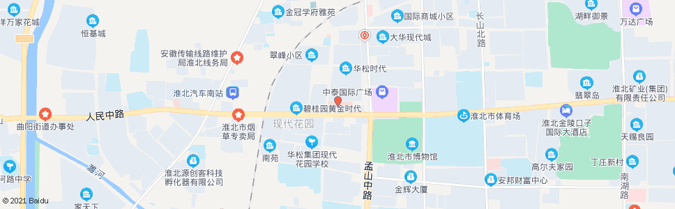 淮北中医院_公交站地图_淮北公交_妙搜公交查询2024