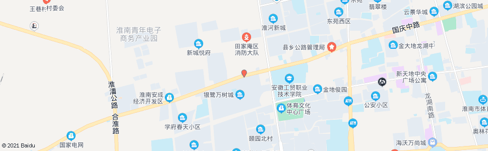 淮南赵店新村_公交站地图_淮南公交_妙搜公交查询2024