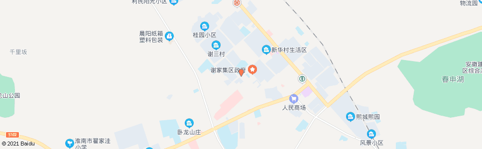 淮南毛家饭店_公交站地图_淮南公交_妙搜公交查询2024