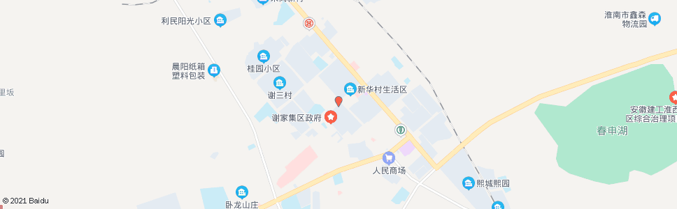 淮南新华二村_公交站地图_淮南公交_妙搜公交查询2024