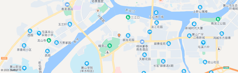 黄山市医院宿舍_公交站地图_黄山公交_妙搜公交查询2024