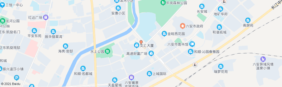 六安广电中心_公交站地图_六安公交_妙搜公交查询2024