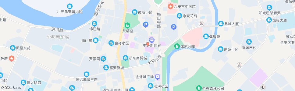 六安红街_公交站地图_六安公交_妙搜公交查询2024
