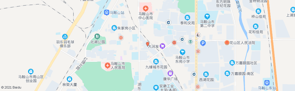 马鞍山花园新村_公交站地图_马鞍山公交_妙搜公交查询2024