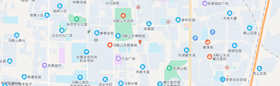 马鞍山行政服务中心(菊园路)_公交站地图_马鞍山公交_妙搜公交查询2024