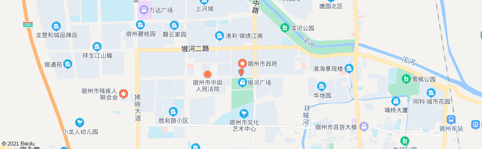 宿州宿州教院_公交站地图_宿州公交_妙搜公交查询2024