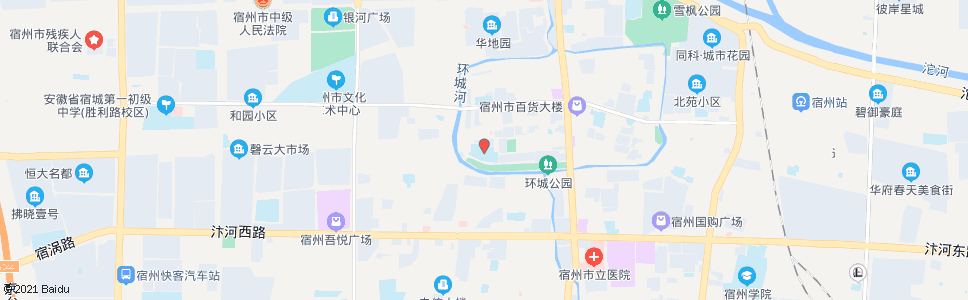 宿州宿城三中_公交站地图_宿州公交_妙搜公交查询2024