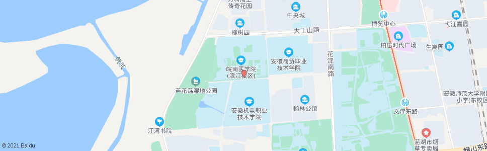 芜湖皖南医学院南校区_公交站地图_芜湖公交_妙搜公交查询2024