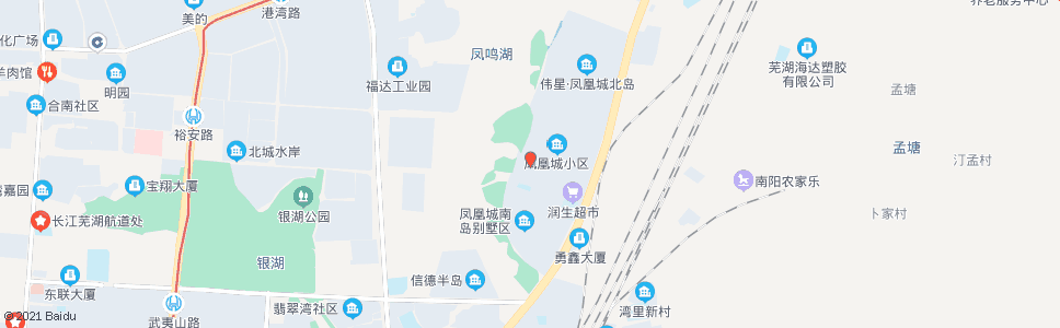 芜湖凤城卫生室_公交站地图_芜湖公交_妙搜公交查询2024