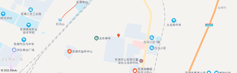 芜湖白马山路3号站_公交站地图_芜湖公交_妙搜公交查询2024