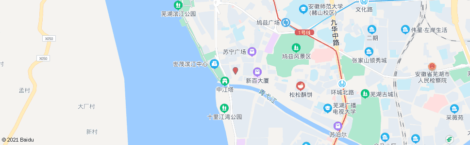 芜湖新芜路_公交站地图_芜湖公交_妙搜公交查询2024
