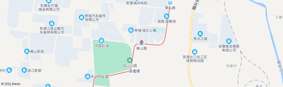 芜湖恒山路_公交站地图_芜湖公交_妙搜公交查询2024
