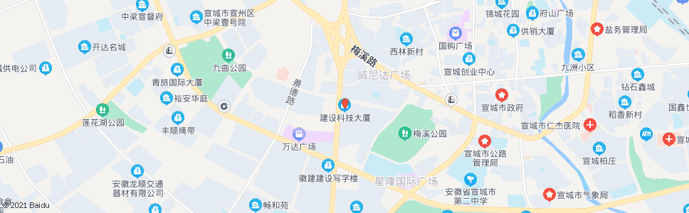 宣城建设科技大厦_公交站地图_宣城公交_妙搜公交查询2024