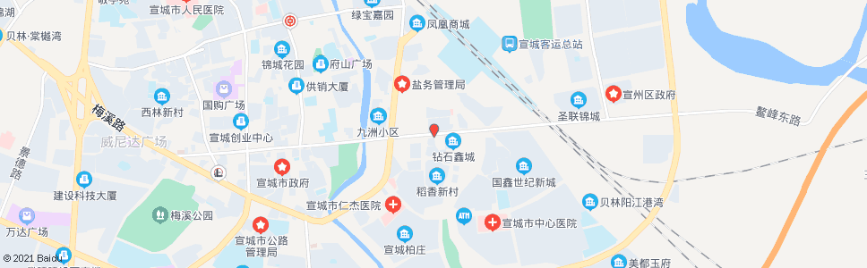 宣城文房四宝市场_公交站地图_宣城公交_妙搜公交查询2024