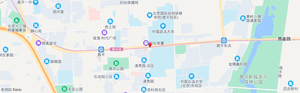 北京中国政法大学(昌平)_公交站地图_北京公交_妙搜公交查询2024