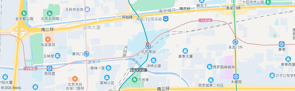 北京南彩_公交站地图_北京公交_妙搜公交查询2024