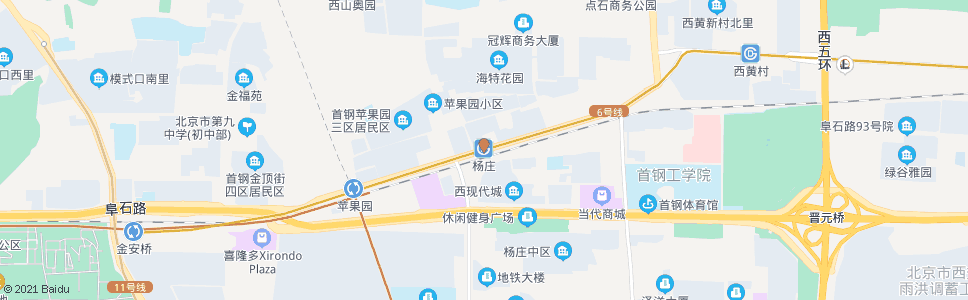 北京杨户庄_公交站地图_北京公交_妙搜公交查询2024