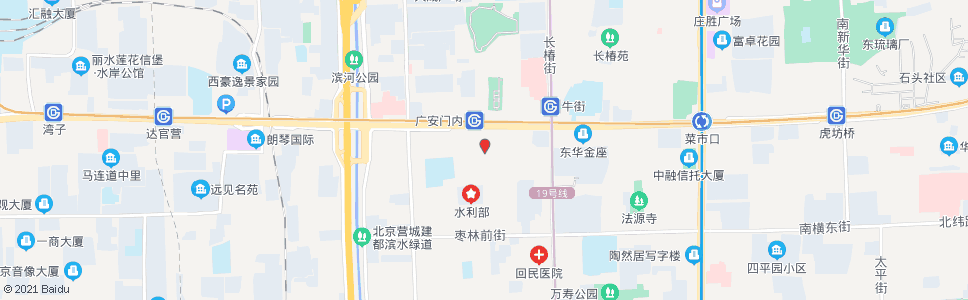 北京白广路北口_公交站地图_北京公交_妙搜公交查询2024