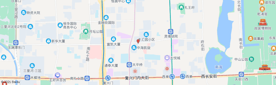 北京二龙路北口_公交站地图_北京公交_妙搜公交查询2024