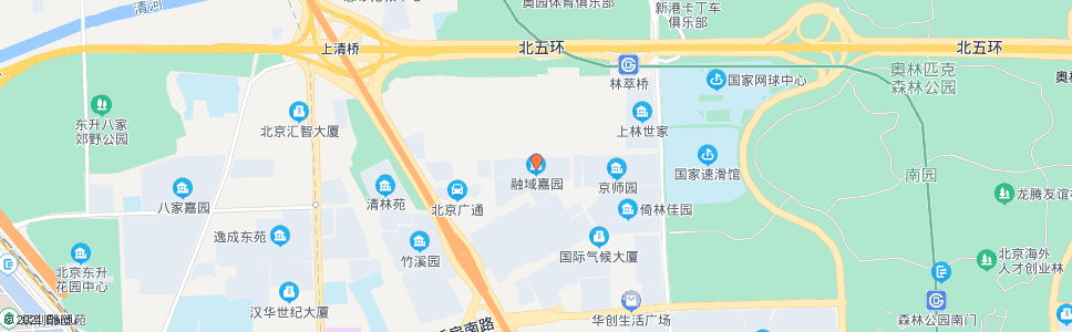 北京融域嘉园_公交站地图_北京公交_妙搜公交查询2024