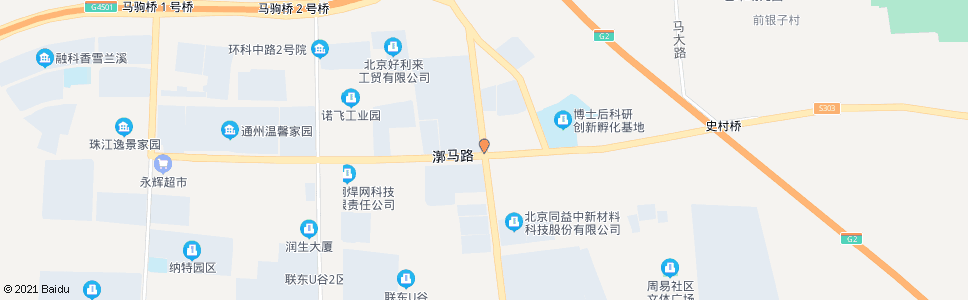 北京漷马路口_公交站地图_北京公交_妙搜公交查询2024