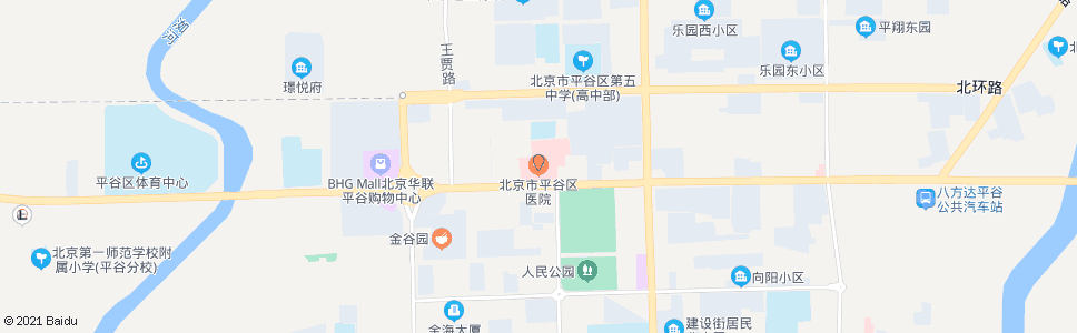 北京平谷镇医院_公交站地图_北京公交_妙搜公交查询2024