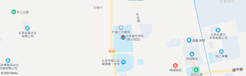 北京北京城市学院顺义校区_公交站地图_北京公交_妙搜公交查询2024