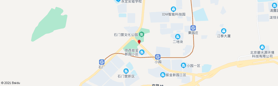 北京石门营_公交站地图_北京公交_妙搜公交查询2024