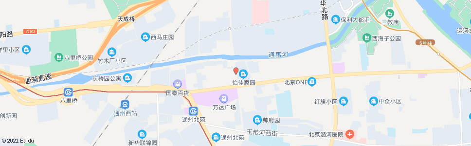 北京通州西门路口北_公交站地图_北京公交_妙搜公交查询2024