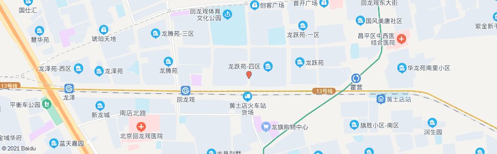 北京龙跃苑四区西门_公交站地图_北京公交_妙搜公交查询2024