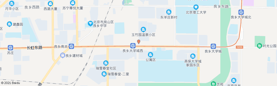 北京大回城西站_公交站地图_北京公交_妙搜公交查询2024