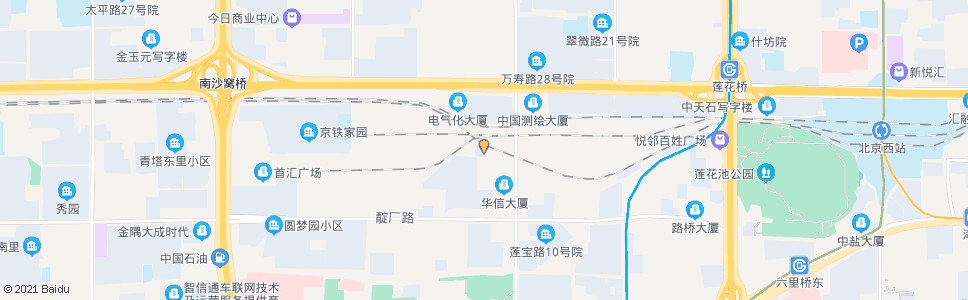 北京电井房_公交站地图_北京公交_妙搜公交查询2024