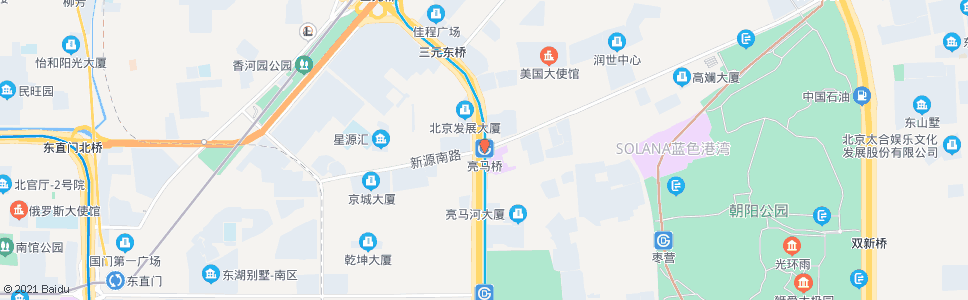 北京亮马桥_公交站地图_北京公交_妙搜公交查询2024