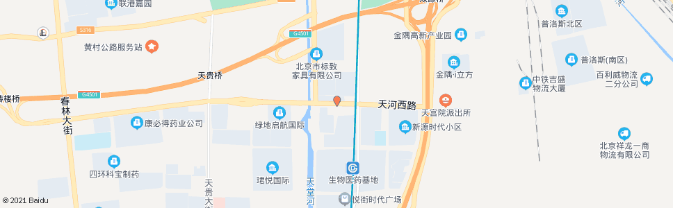 北京天河西路_公交站地图_北京公交_妙搜公交查询2024