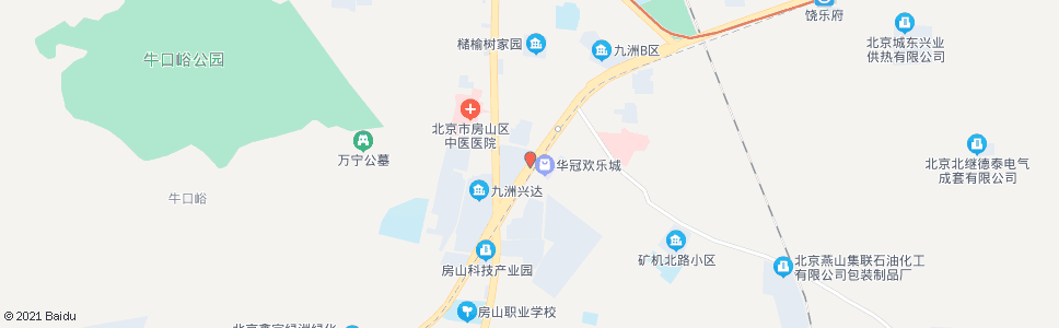 北京房山南关立交桥北_公交站地图_北京公交_妙搜公交查询2024