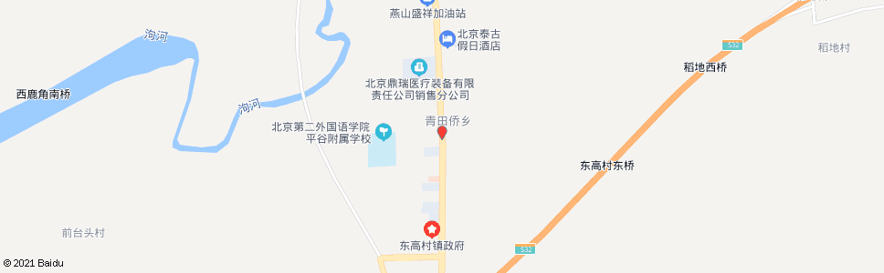 北京东高村_公交站地图_北京公交_妙搜公交查询2024